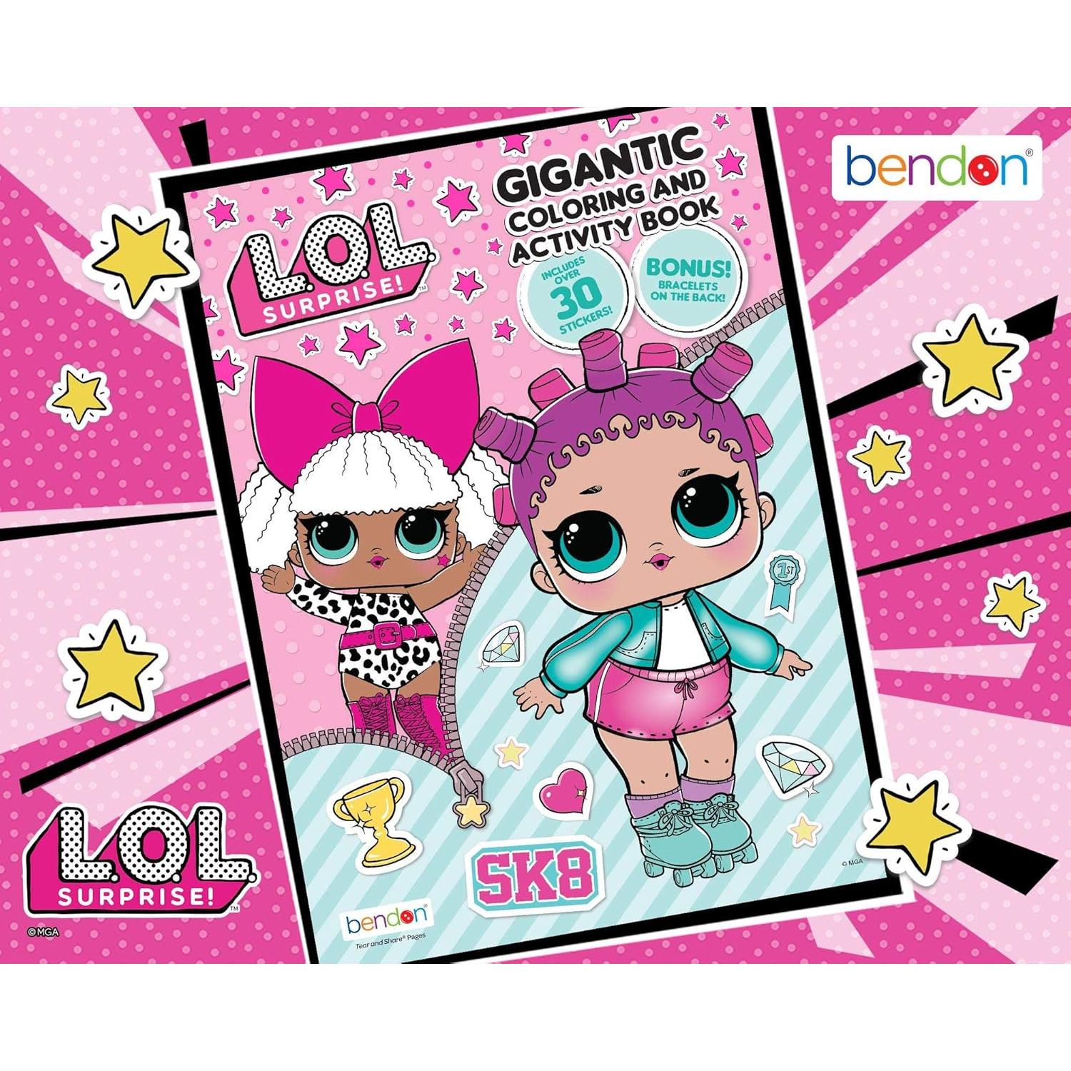 Libro para Colorear L.O.L. Surprise! Bendon 192 Páginas