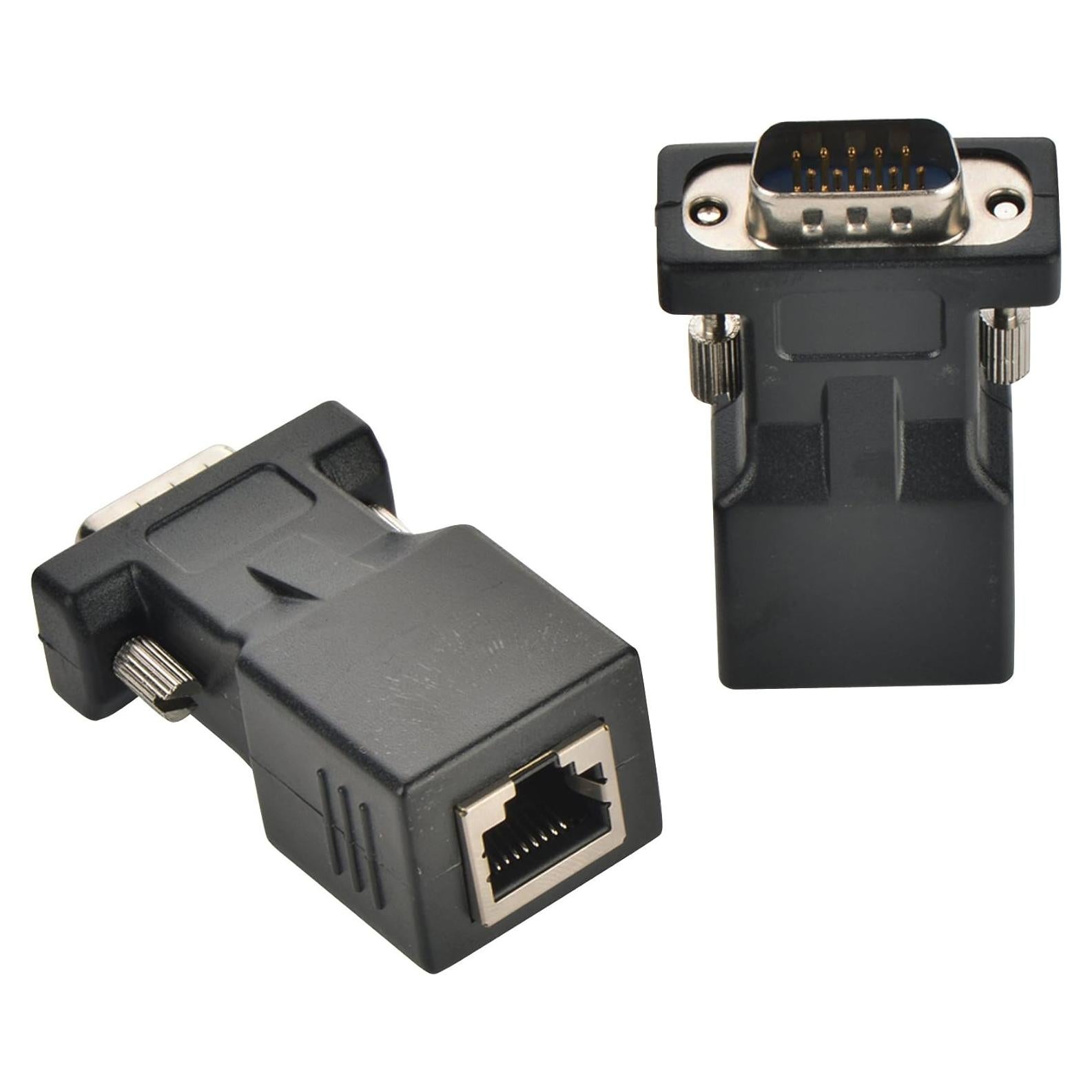 Adaptador Extensor VGA Optimal Shop 15 Pines a RJ45 20m