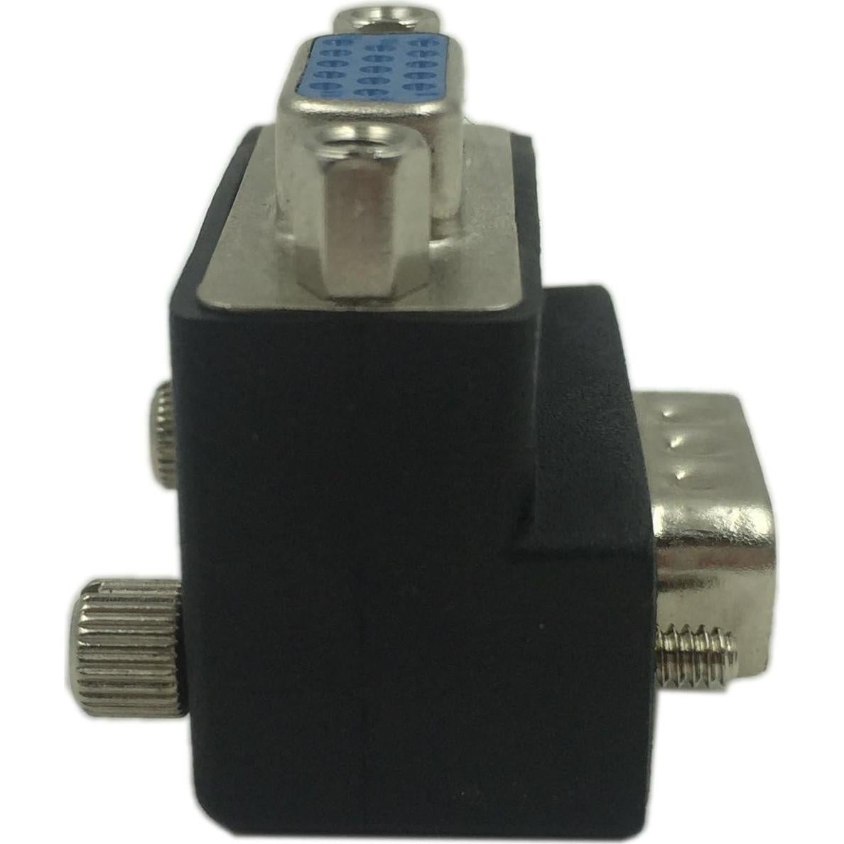 Adaptador VGA 15 Pines Macho a Hembra 90 Grados CERRXIAN