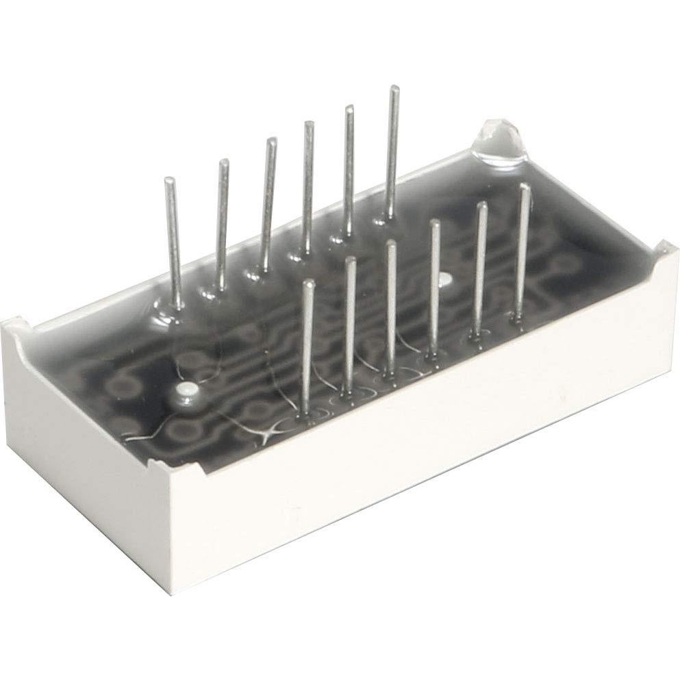 Tubo LED 7 Segmentos Rojo uxcell 4 Dígitos 30x14x7.2mm 2pcs