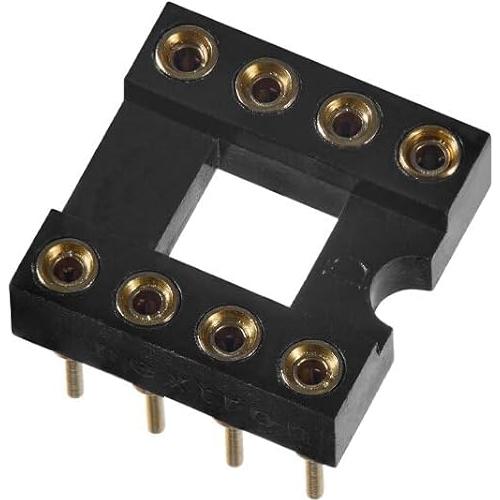20 Adaptadores IC 8 Pines Chapados en Oro Bridgold