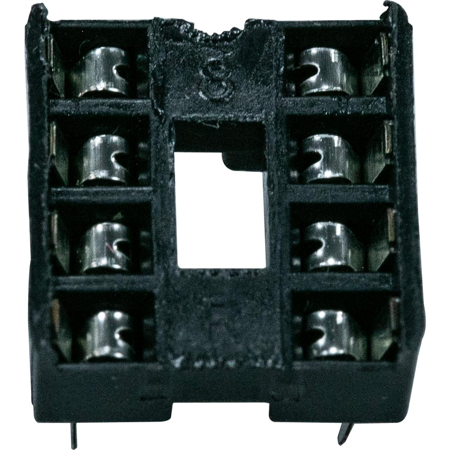 15 Zócalos IC DIP 8 Pines Risingsaplings Soldadura 2.54mm