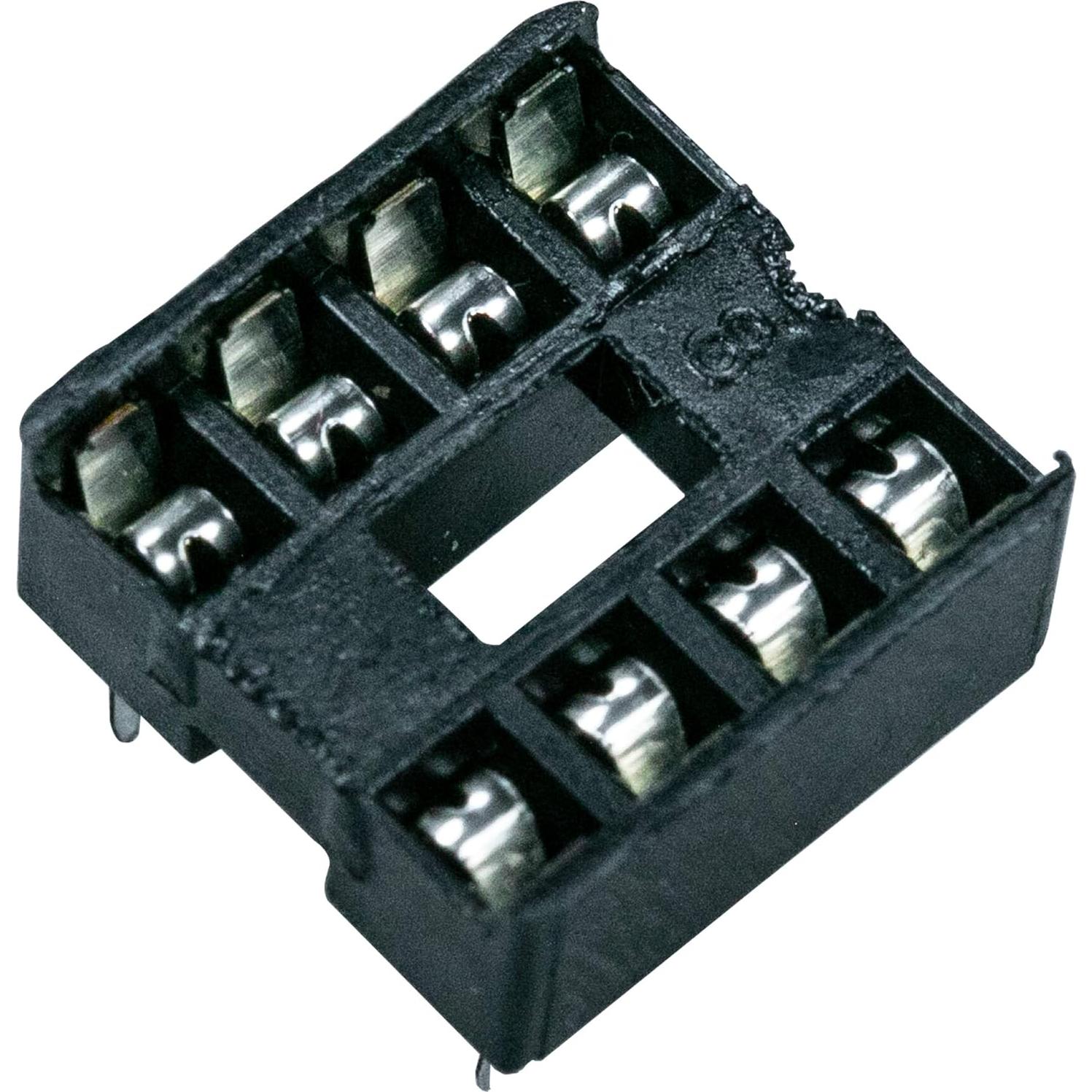 15 Zócalos IC DIP 8 Pines Risingsaplings Soldadura 2.54mm