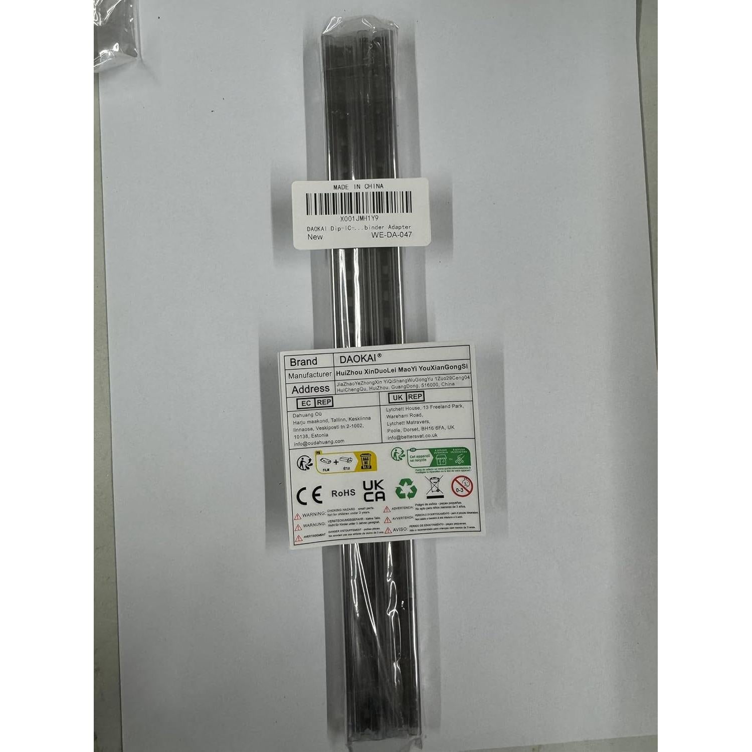 50 Adaptadores Zócalo IC 8 Pines DAOKAI 2.54mm para PCB