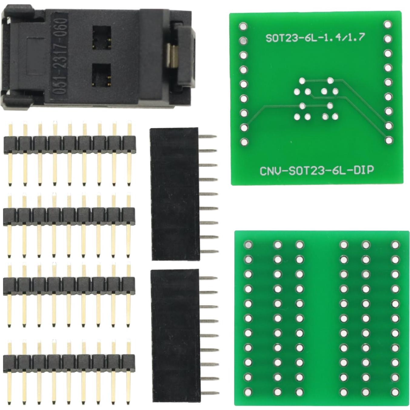 Adaptador de Programador IC SOT23-6L a DIP6 GODIYMODULES
