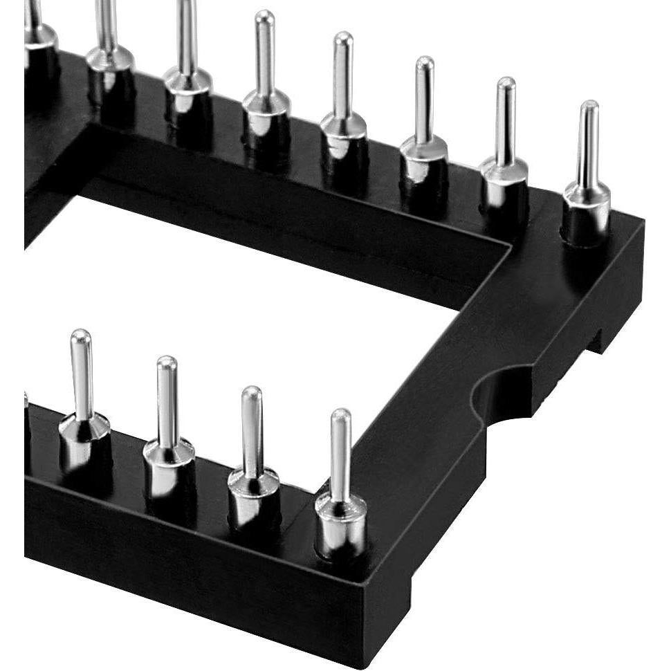 Zócalo DIP IC 28 Pines uxcell 2.54mm para Placa PCB