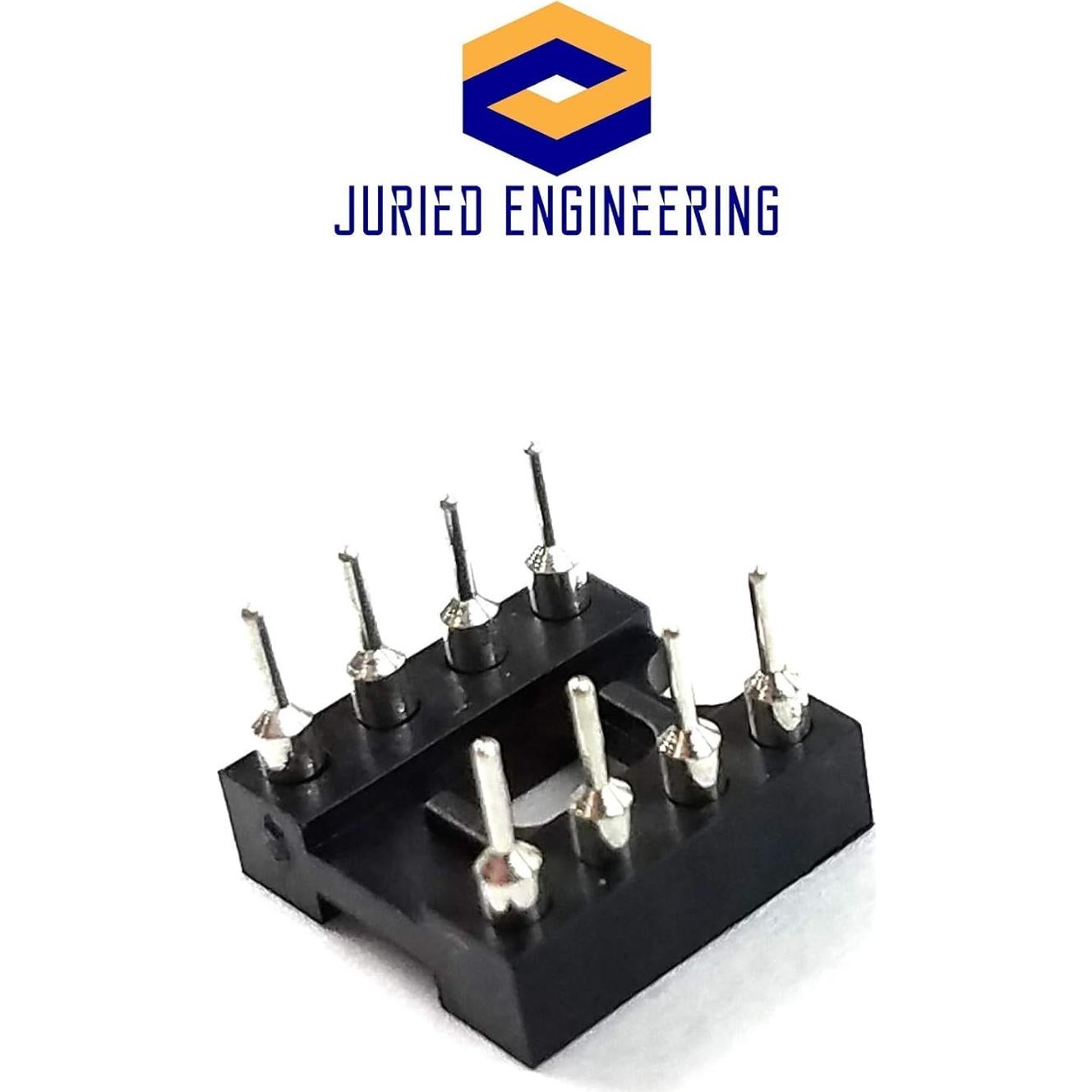 Zócalos DIP 8 pines Juried Engineering - Paquete de 10