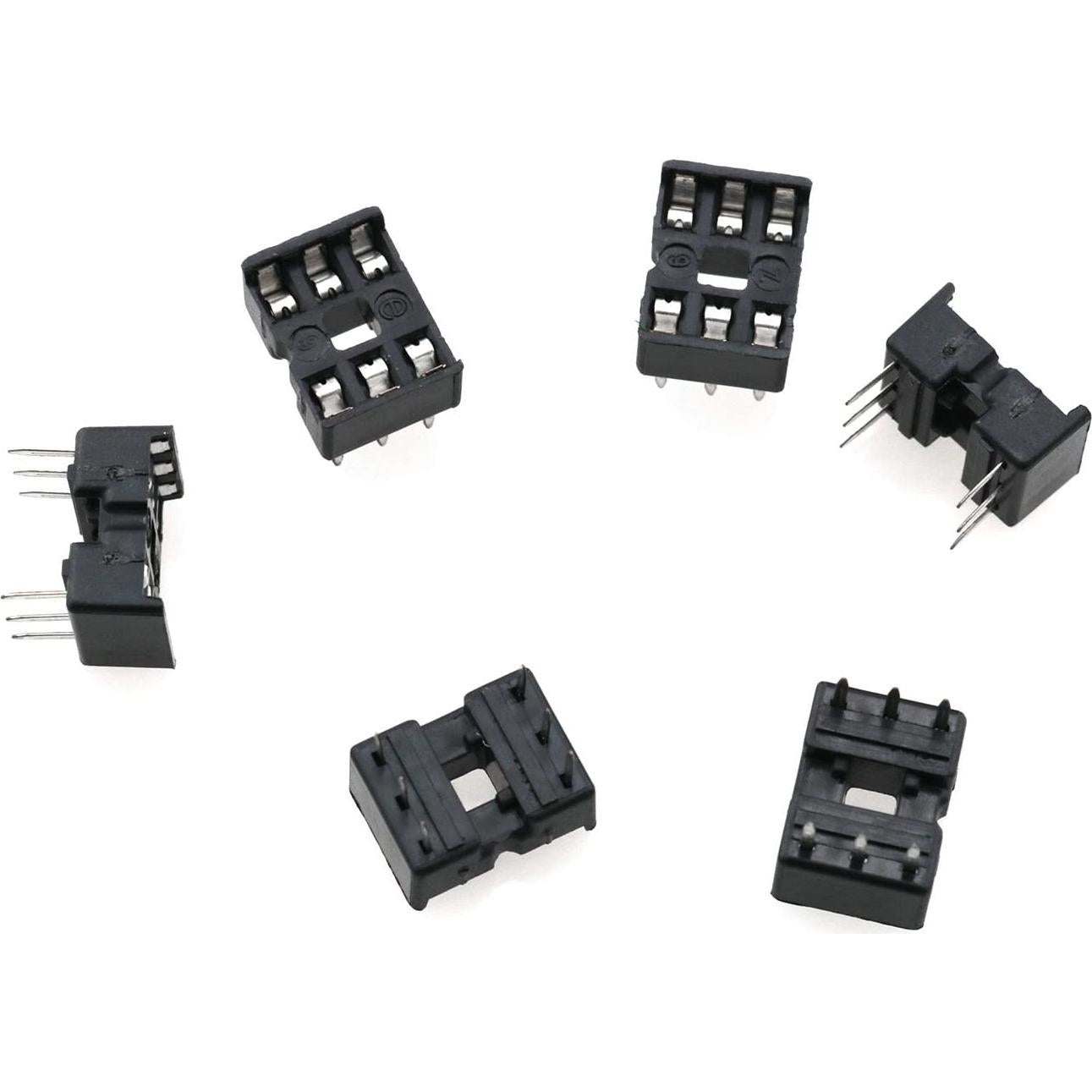 Zócalo IC DIP 6 Pines TAODAN 80 PCS Adaptador Soldadura