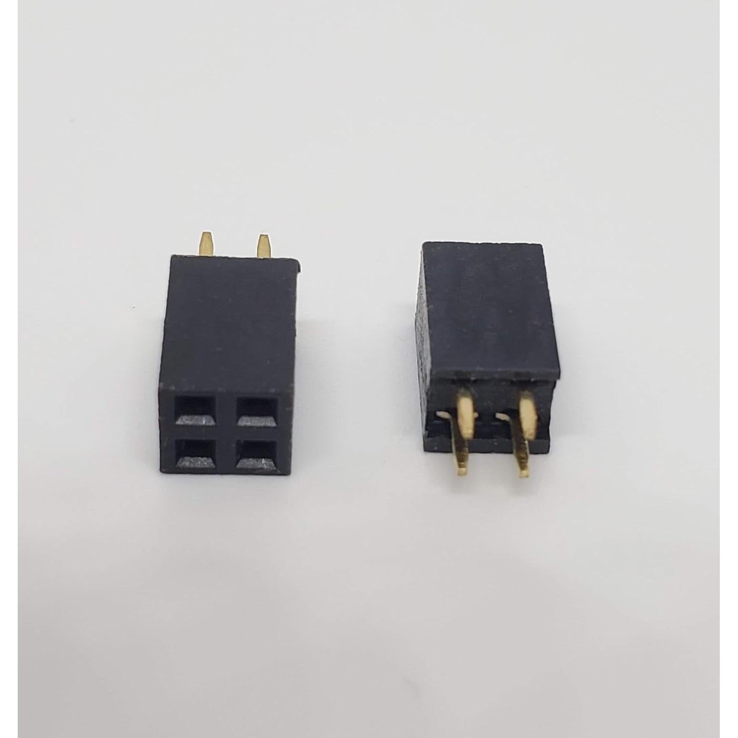 Conectores Hembras Pin Headers 2x2 4P 2.54mm Marvic - Paquete de 25