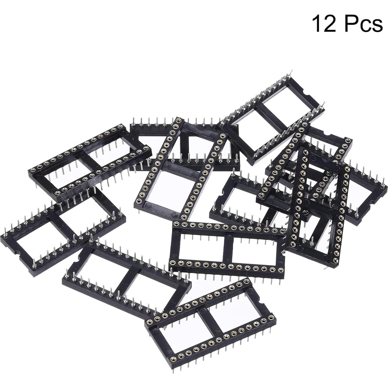 Zócalo DIP IC 28 Pines Doble Fila MECCANIXITY 12 Pcs
