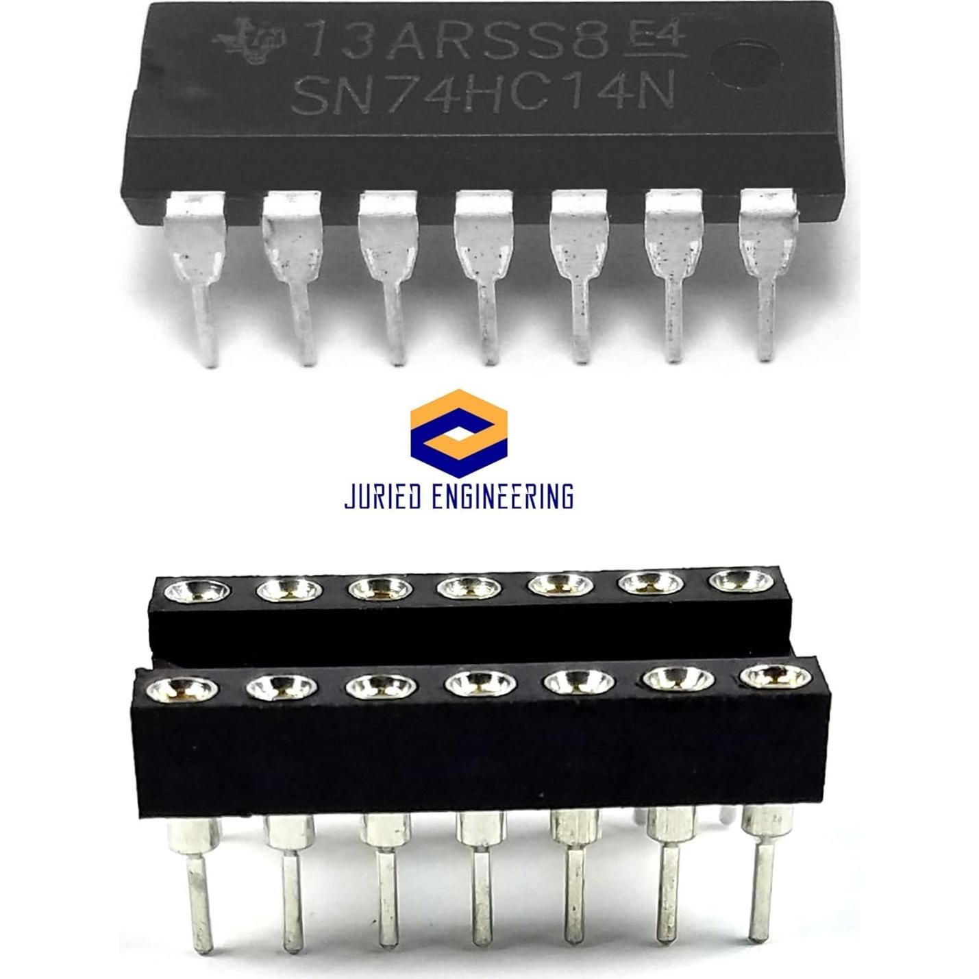 Inversores Schmitt-Trigger SN74HC14N Texas Instruments DIP-14