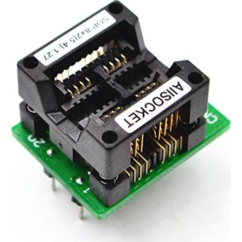 Adaptador de Programación ALLSOCKET SOP8x2 a DIP8 1.27mm