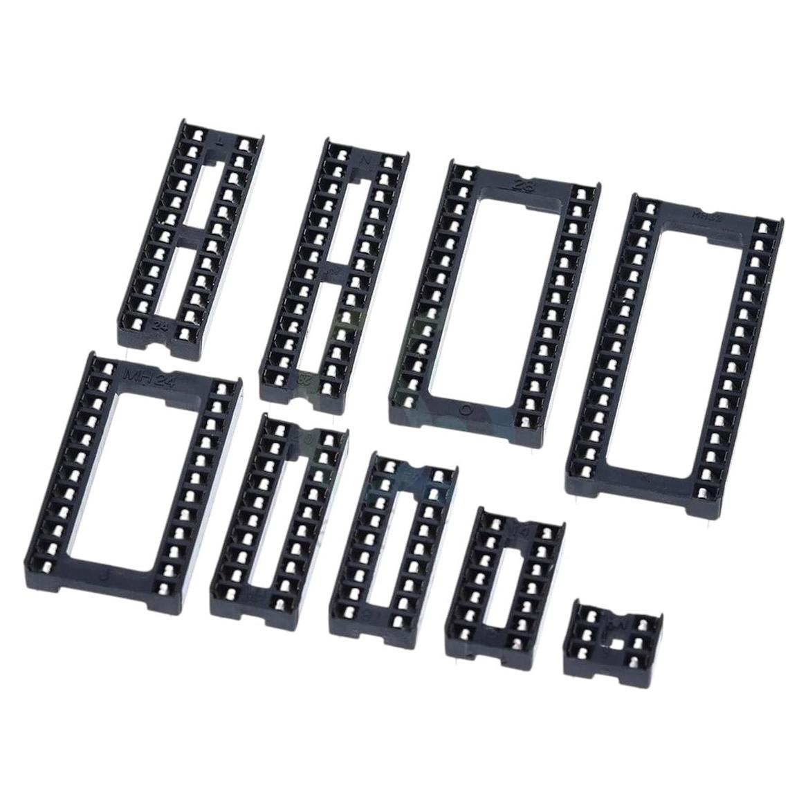 10 Zócalos IC DIP 6 8 14 16 18 20 28 32 40 Pines TRAQUOKANTA