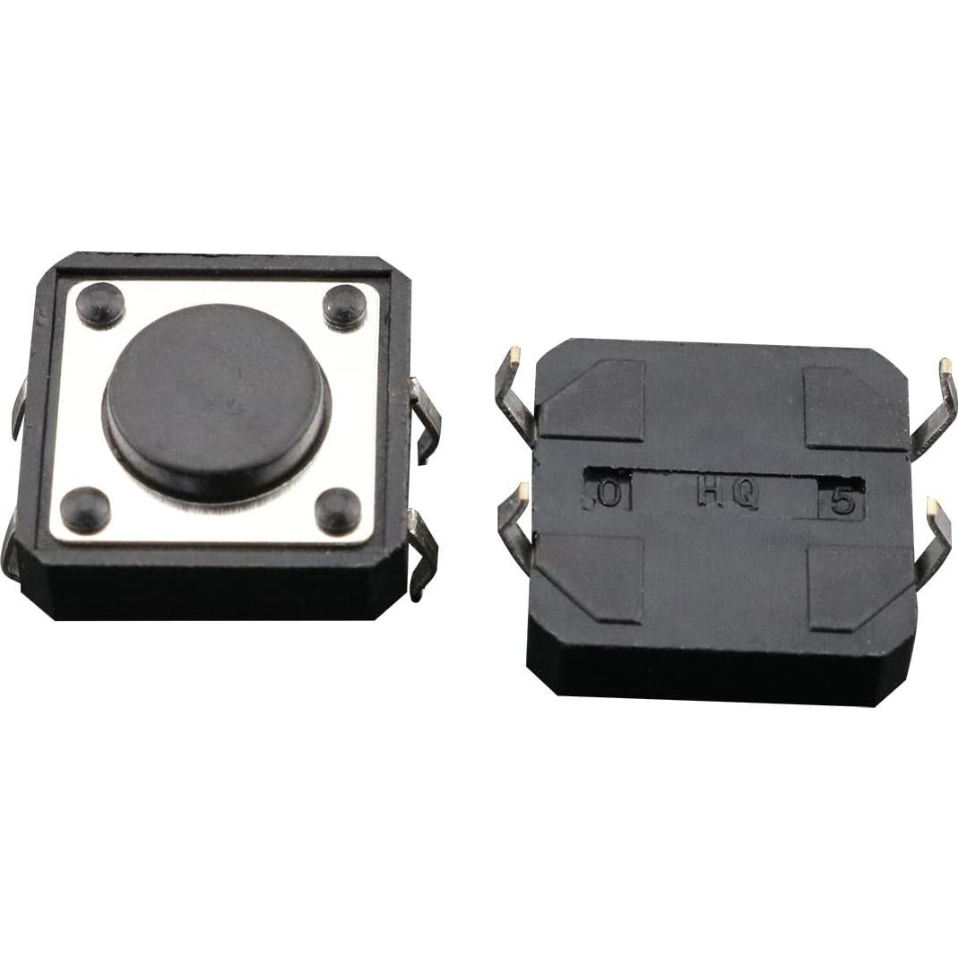 20 Interruptores Táctiles Momentáneos Ruiwaer 12x12mm