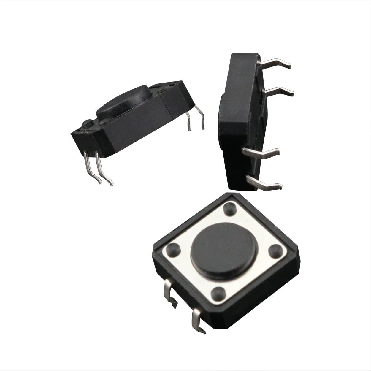 20 Interruptores Táctiles Momentáneos Ruiwaer 12x12mm