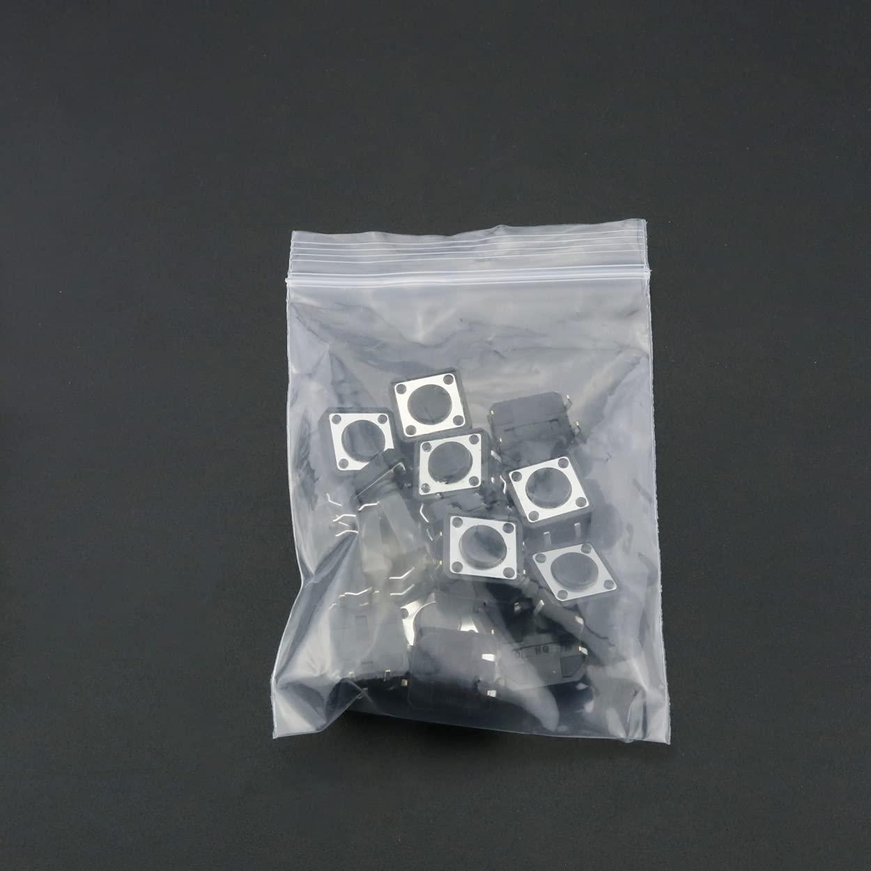 20 Interruptores Táctiles Momentáneos Ruiwaer 12x12mm