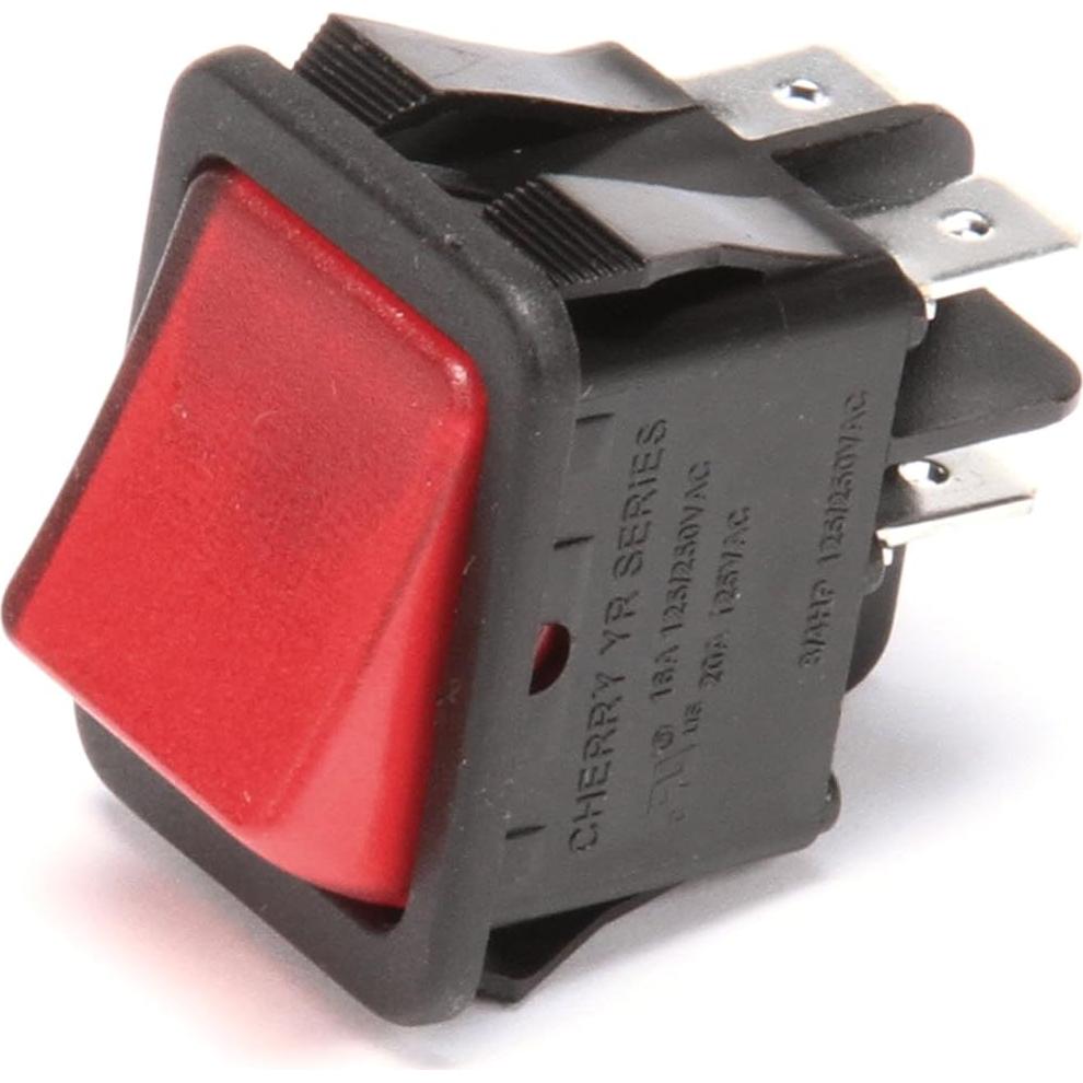 Interruptor Rocker Iluminado Rojo Randell EL SWT610BE