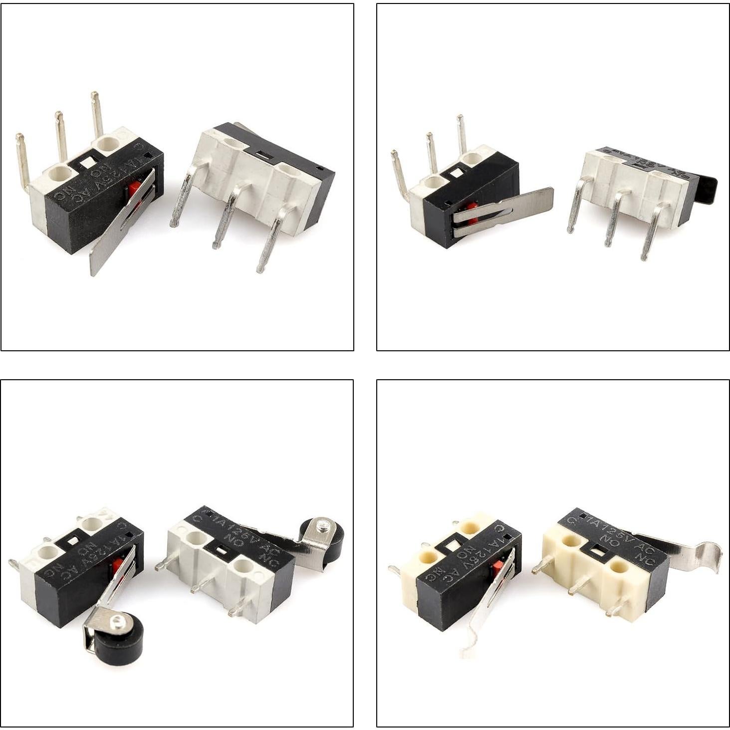 Kit de Interruptores de Límite Micro 40Pcs Kidisoii DIY