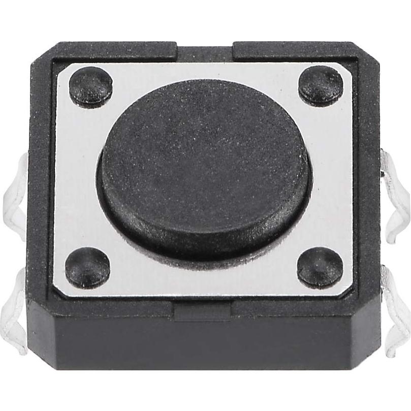 Interruptor Táctil Momentáneo uxcell 12x12mm 10PCS