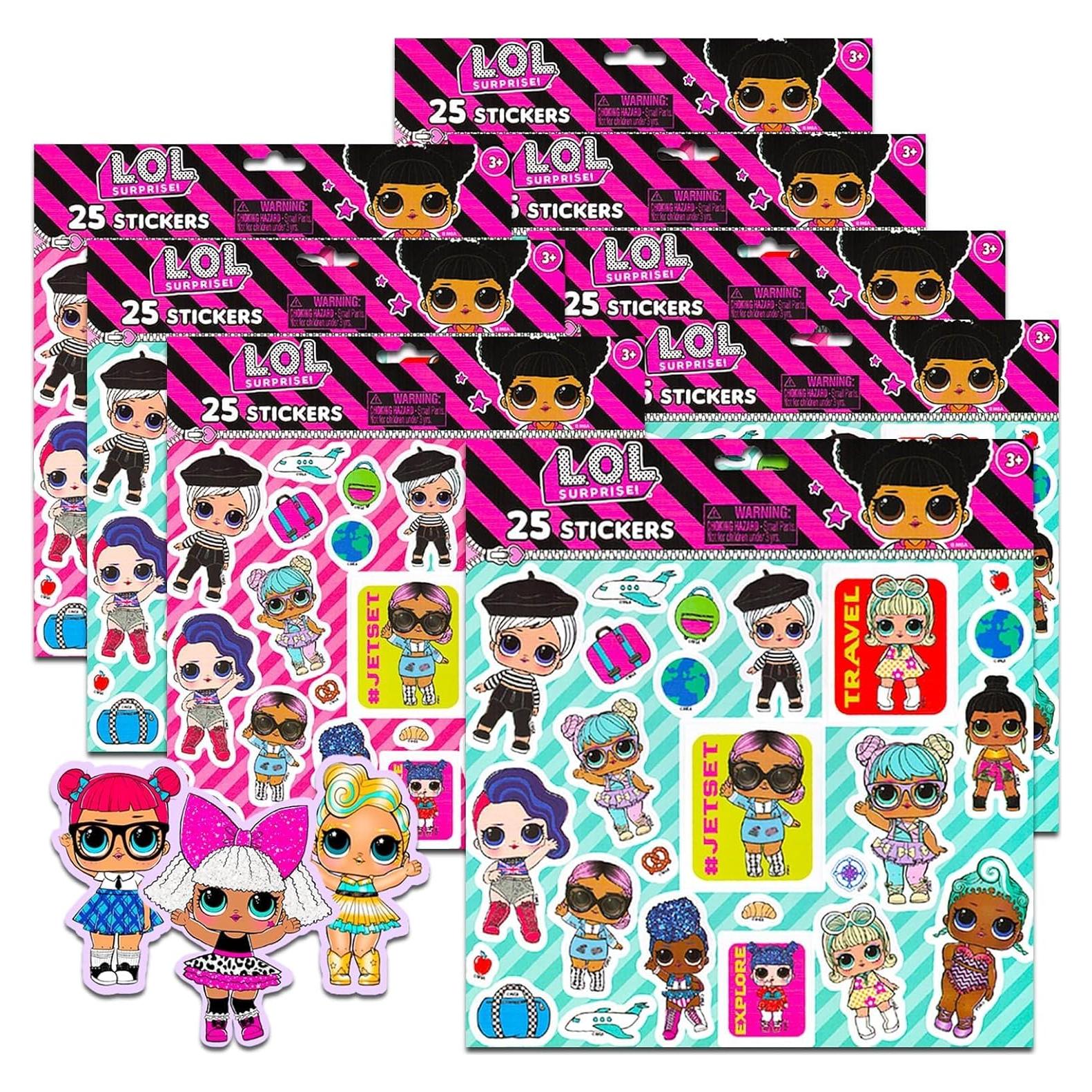 Stickers LOL Sorpresa! - Set de 200 Unidades para Niños