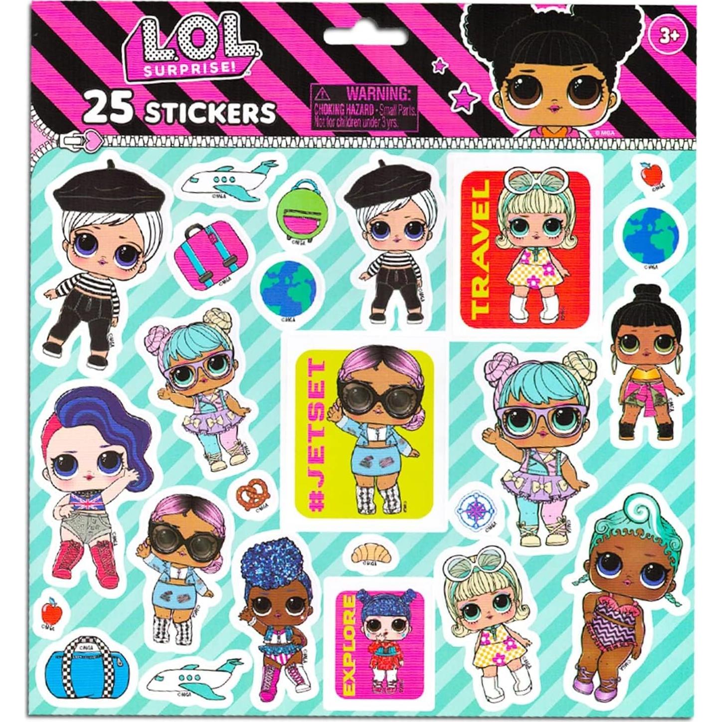 Stickers LOL Sorpresa! - Set de 200 Unidades para Niños