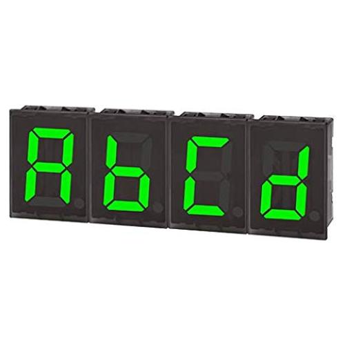 Pantalla LED 7-Segmento Autonics DS40-GS Verde 12-24 VDC