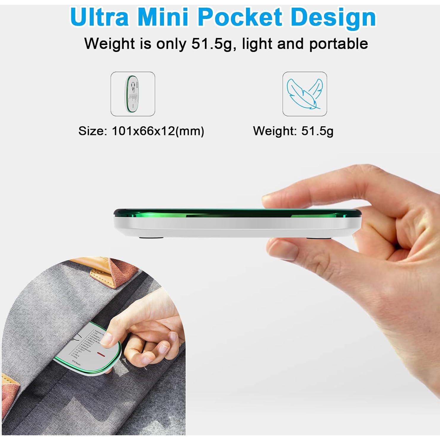 Lector y Escritor RFID Symcode MJ-Q71-W 125KHz/13.56MHz USB