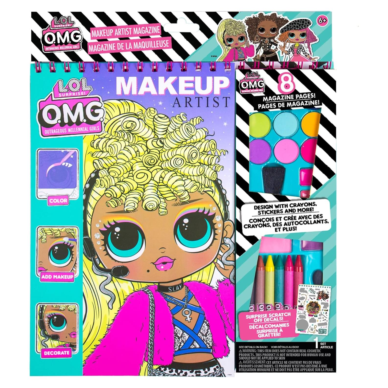 Kit de Manualidades de Maquillaje L.O.L. OMG - 130 Diseños