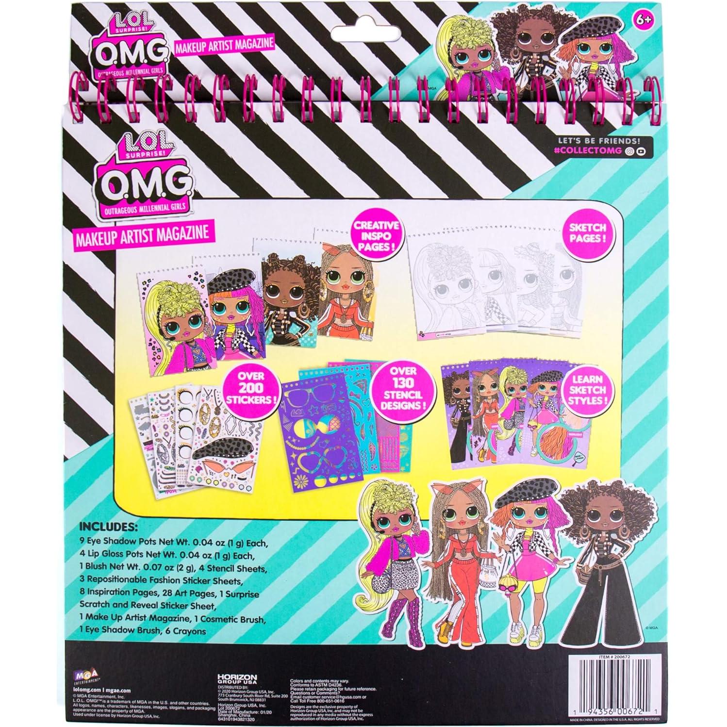 Kit de Manualidades de Maquillaje L.O.L. OMG - 130 Diseños