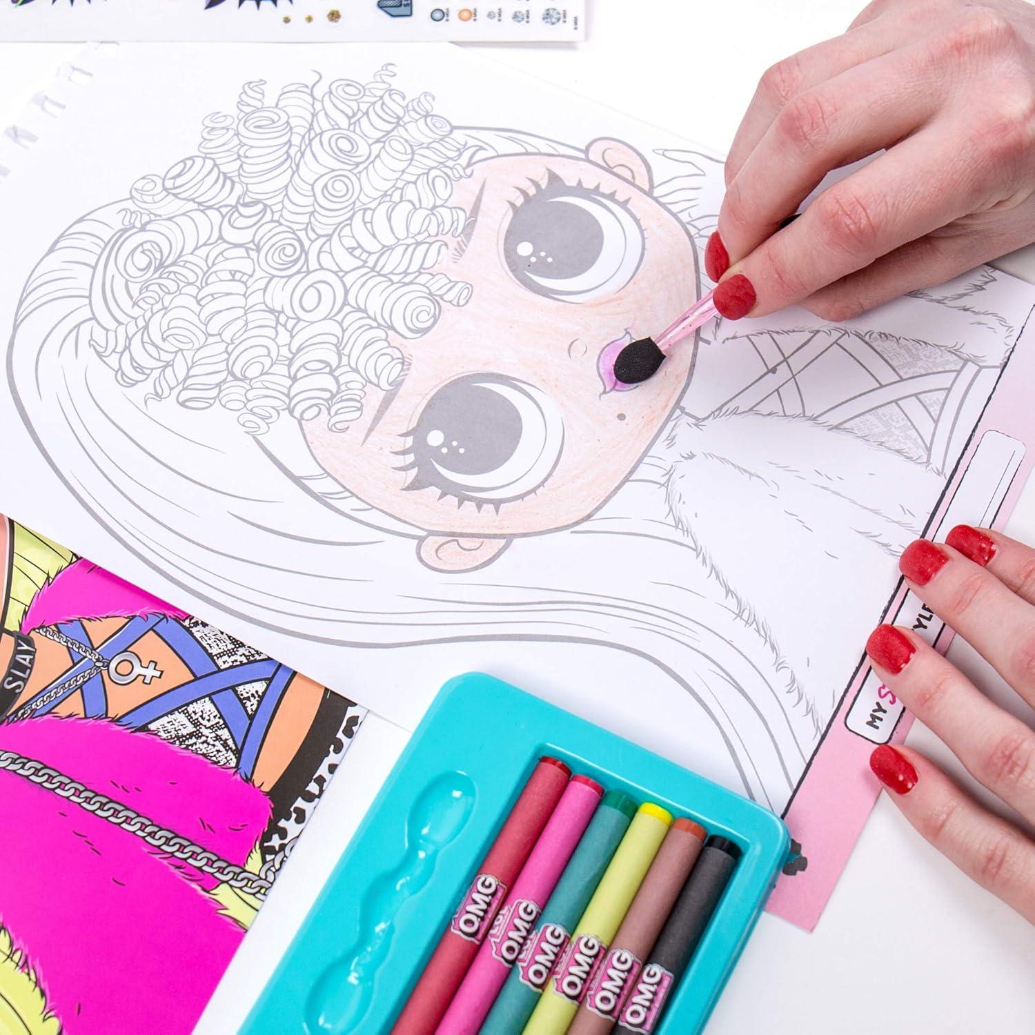 Kit de Manualidades de Maquillaje L.O.L. OMG - 130 Diseños