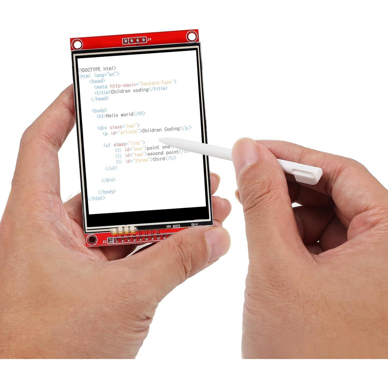 Pantalla Táctil 3.2" ILI9341 TFT LCD 240x320 con Lápiz