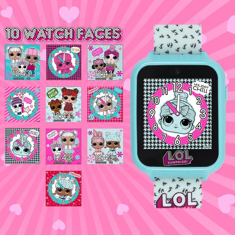 Reloj Inteligente Accutime LOL Surprise Azul Claro - Cámara, Juegos