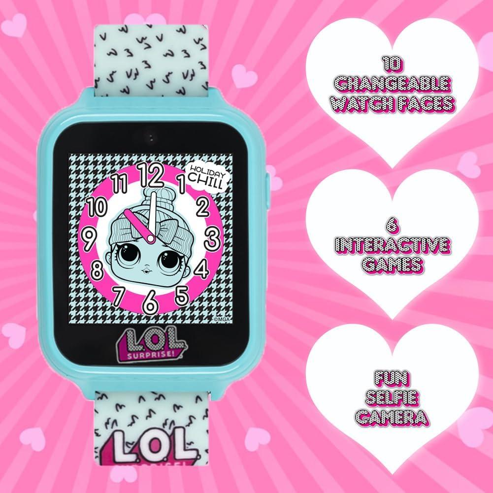 Reloj Inteligente Accutime LOL Surprise Azul Claro - Cámara, Juegos