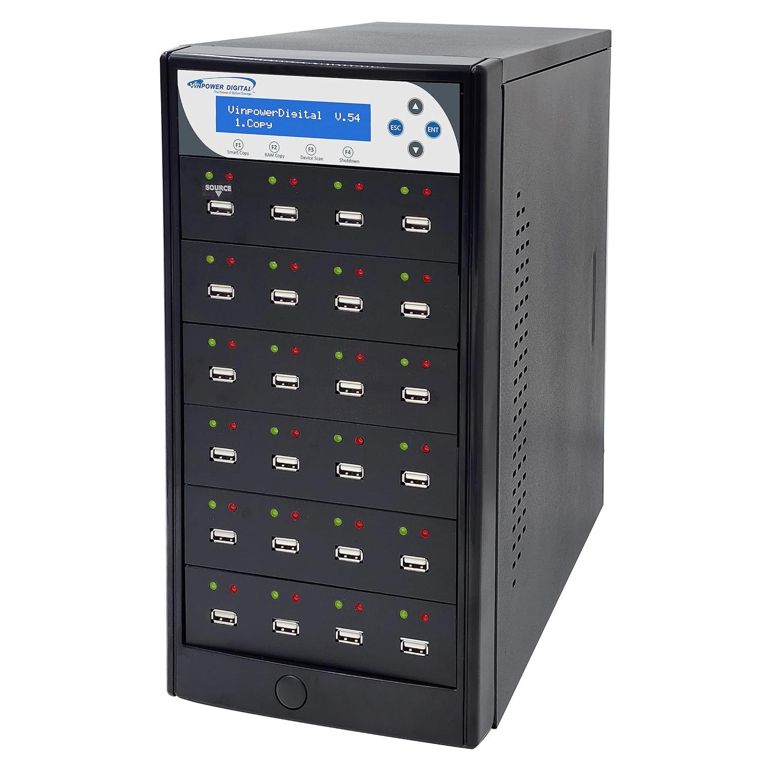 Duplicador USB Vinpower ECON-23T 1 a 23 Pen Drive 6.35kg