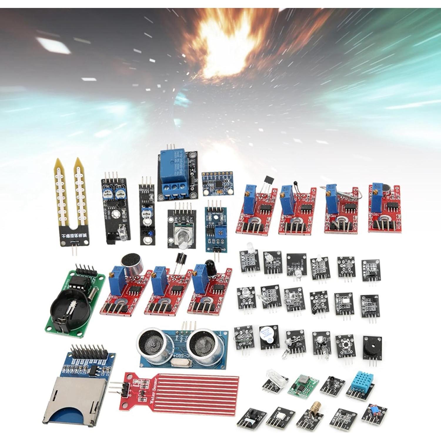 Kit de Módulos de Sensor 45 Piezas Fafeicy para Principiantes