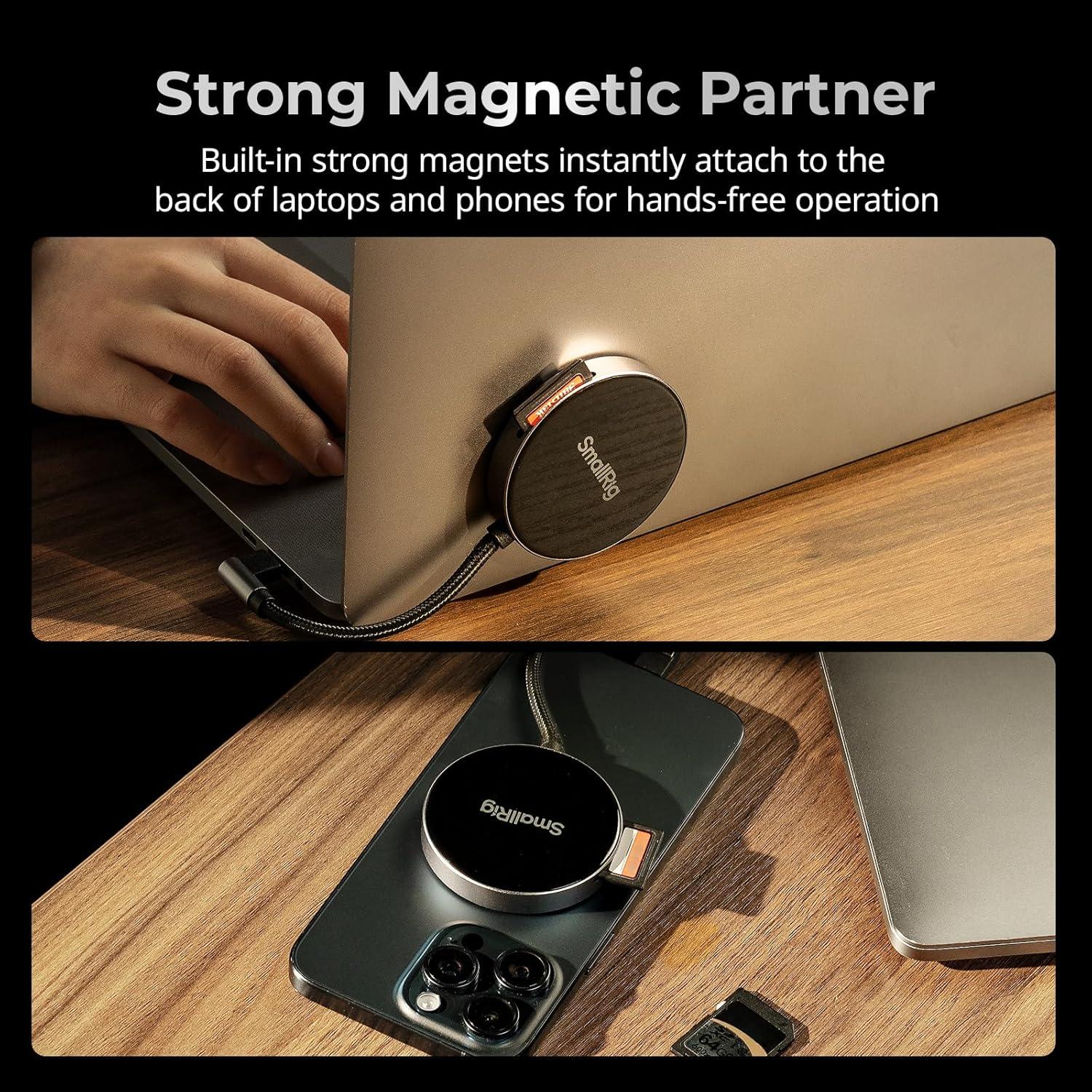 Lector de Tarjetas SD/TF SMALLRIG USB 4.0 312MB/s Doble Ranura