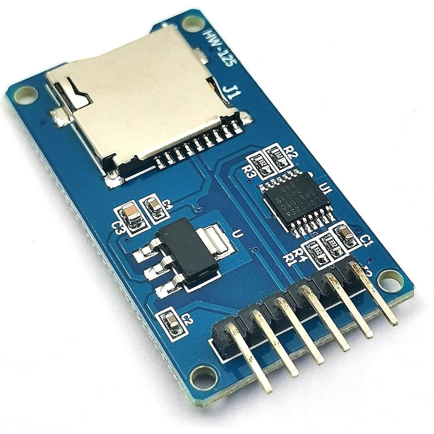 FainWan 2PCS Placa de Expansión Micro SD SPI 6 Pines