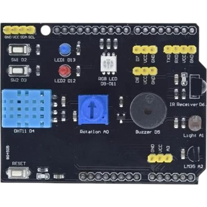 Tablero Sensor 9 en 1 DHT11 LM35 Temperatura Humedad TEJEPAWRIP