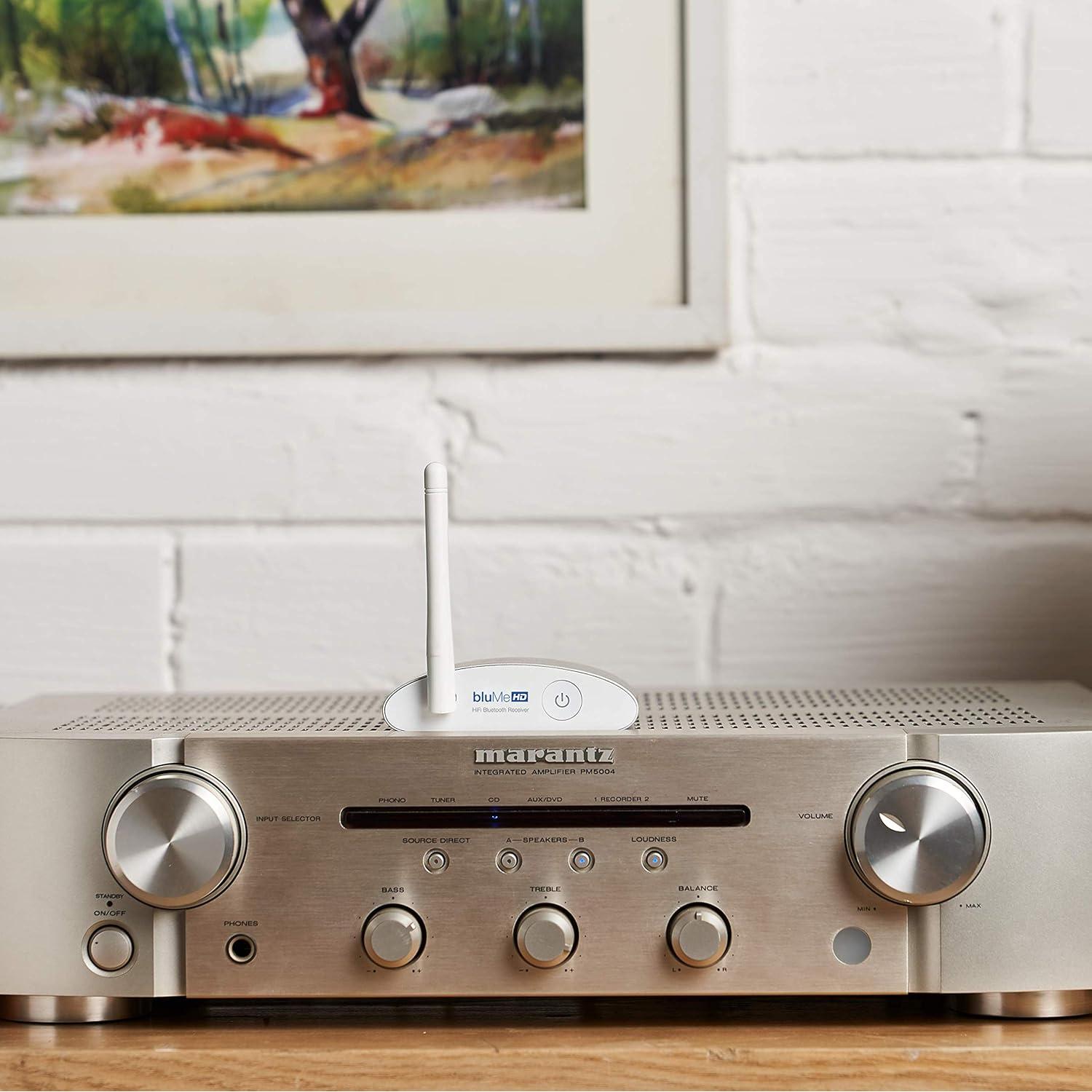 Receptor Bluetooth Auris bluMe HD Hi-Fi DAC 384kHz 30m