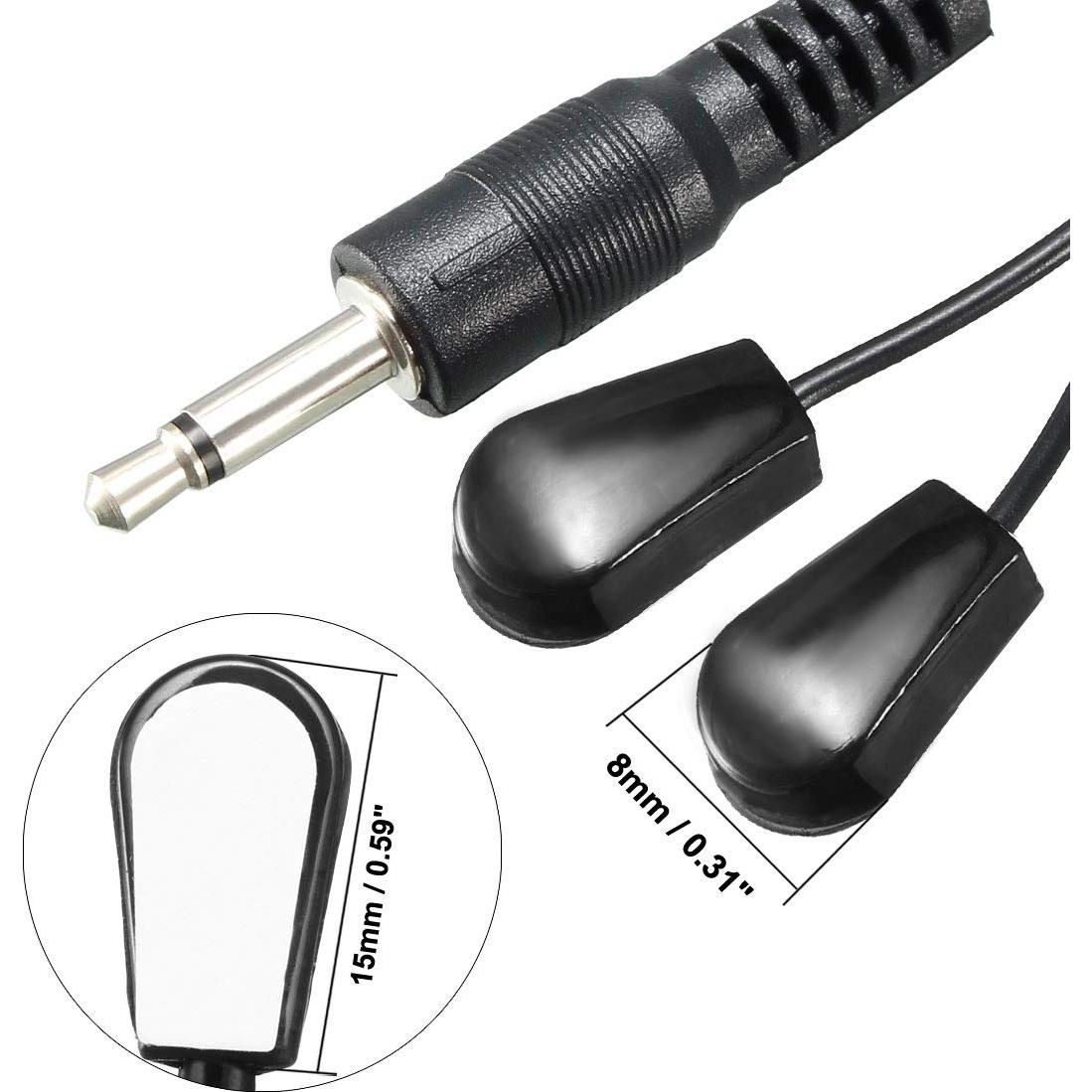 Cable de Extensión Infrarrojo uxcell 3m 3.5mm Doble Cabeza