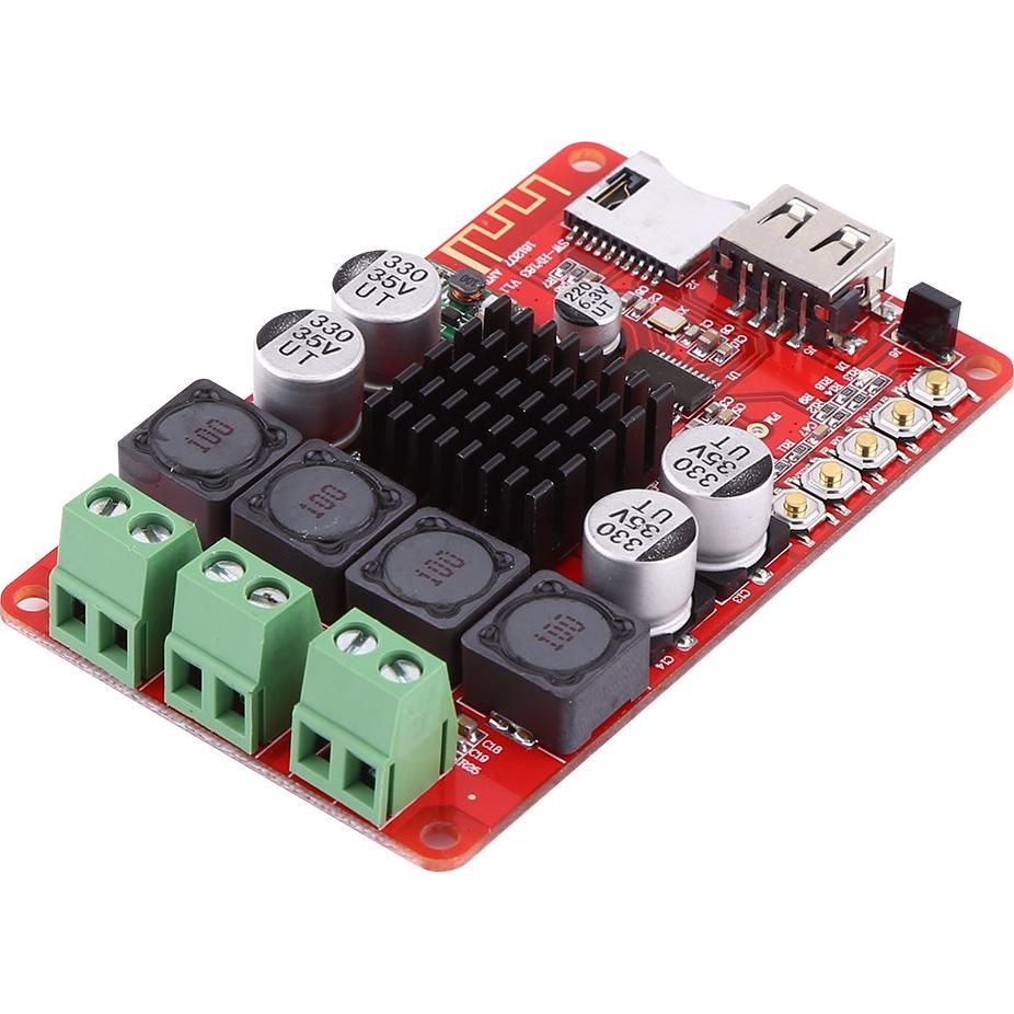 Amplificador de Audio Digital TPA3116 50W+50W Bluetooth con Control Remoto