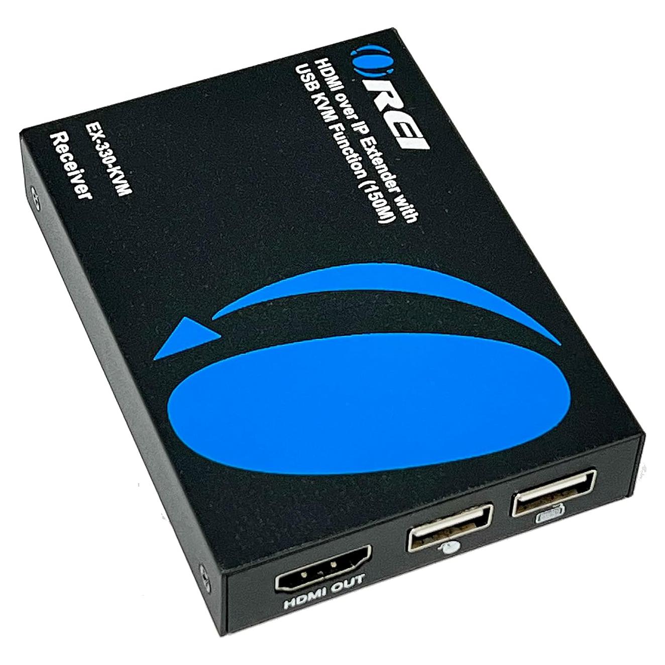 Receptor HDMI OREI EX-330-KVM Control Remoto KVM 100m
