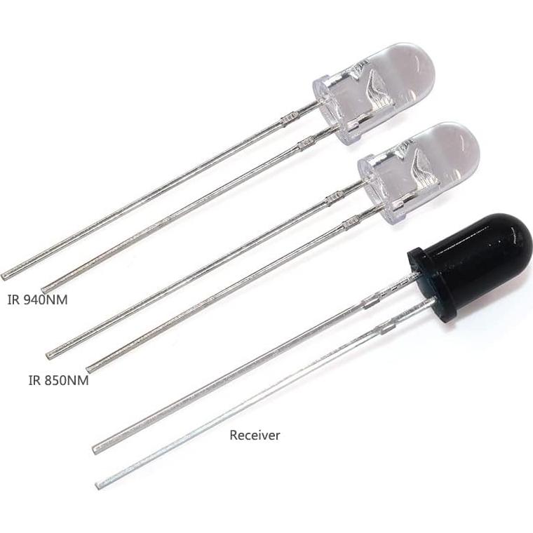Diodo Infrarrojo LED 5mm Cleiscry 850nm 940nm 100pcs