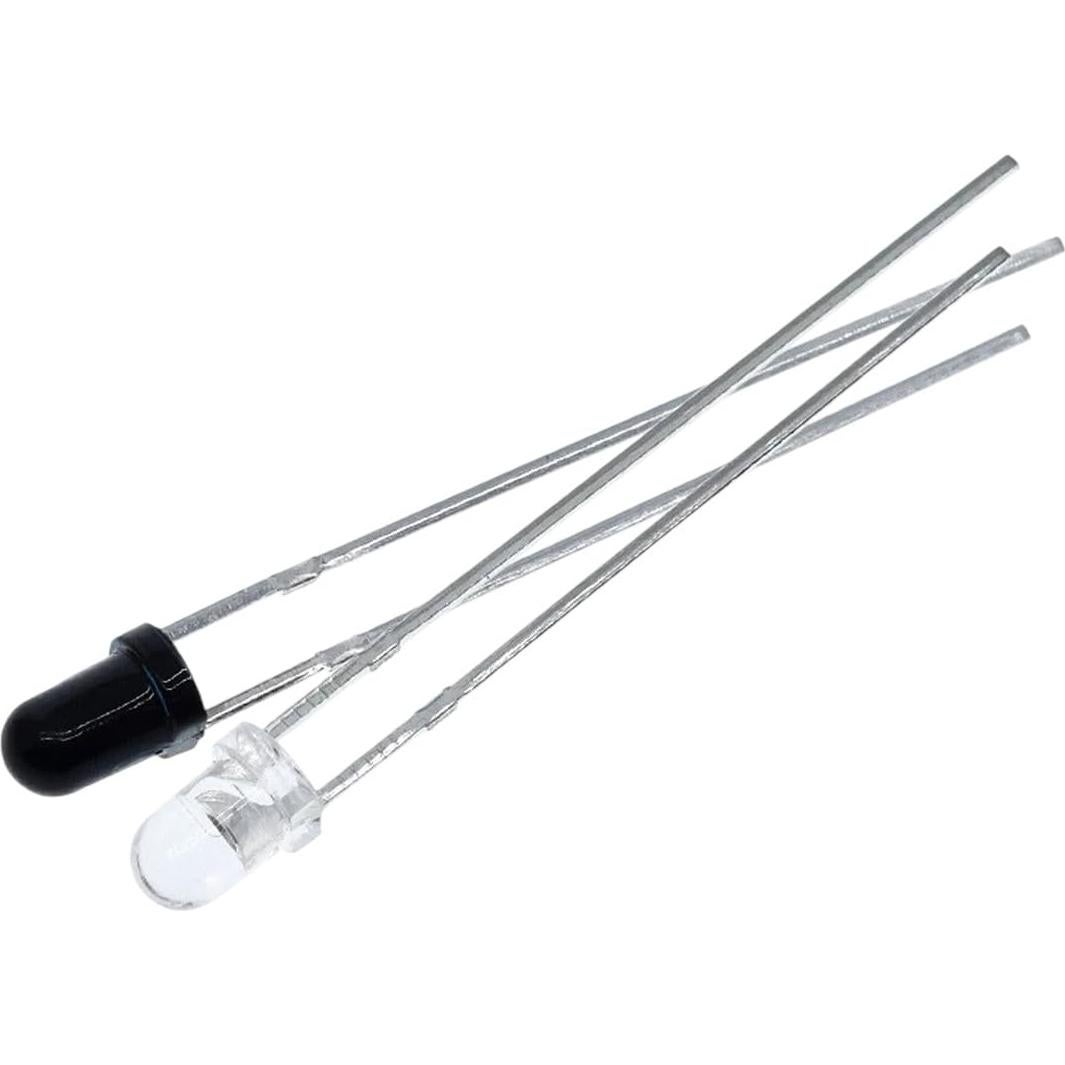 Set de 10 Diodos Infrarrojos 3mm FIENWINERINS 940nm