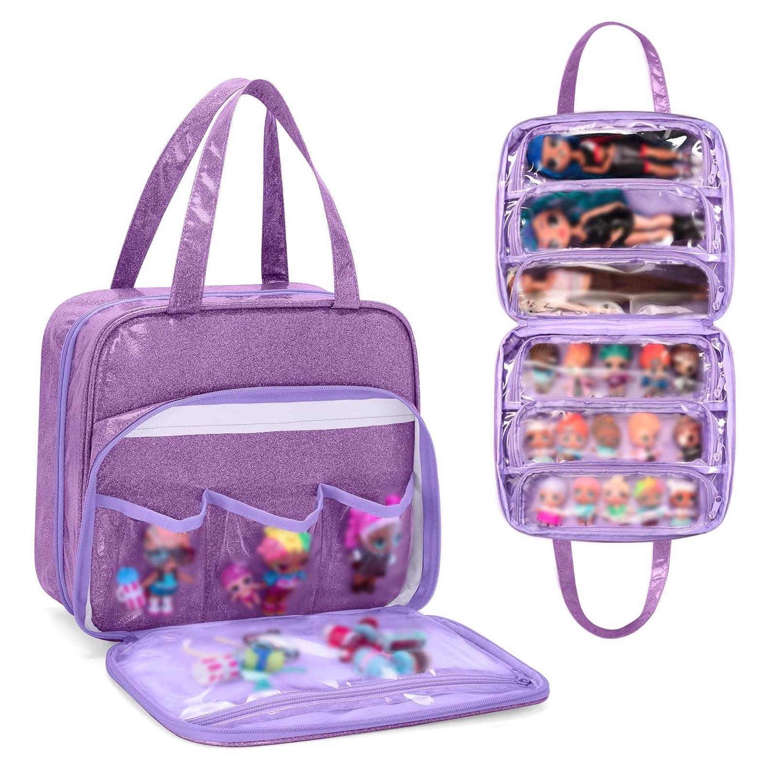 Bolsa de Transporte LoDrid para Muñecas LOL Morado