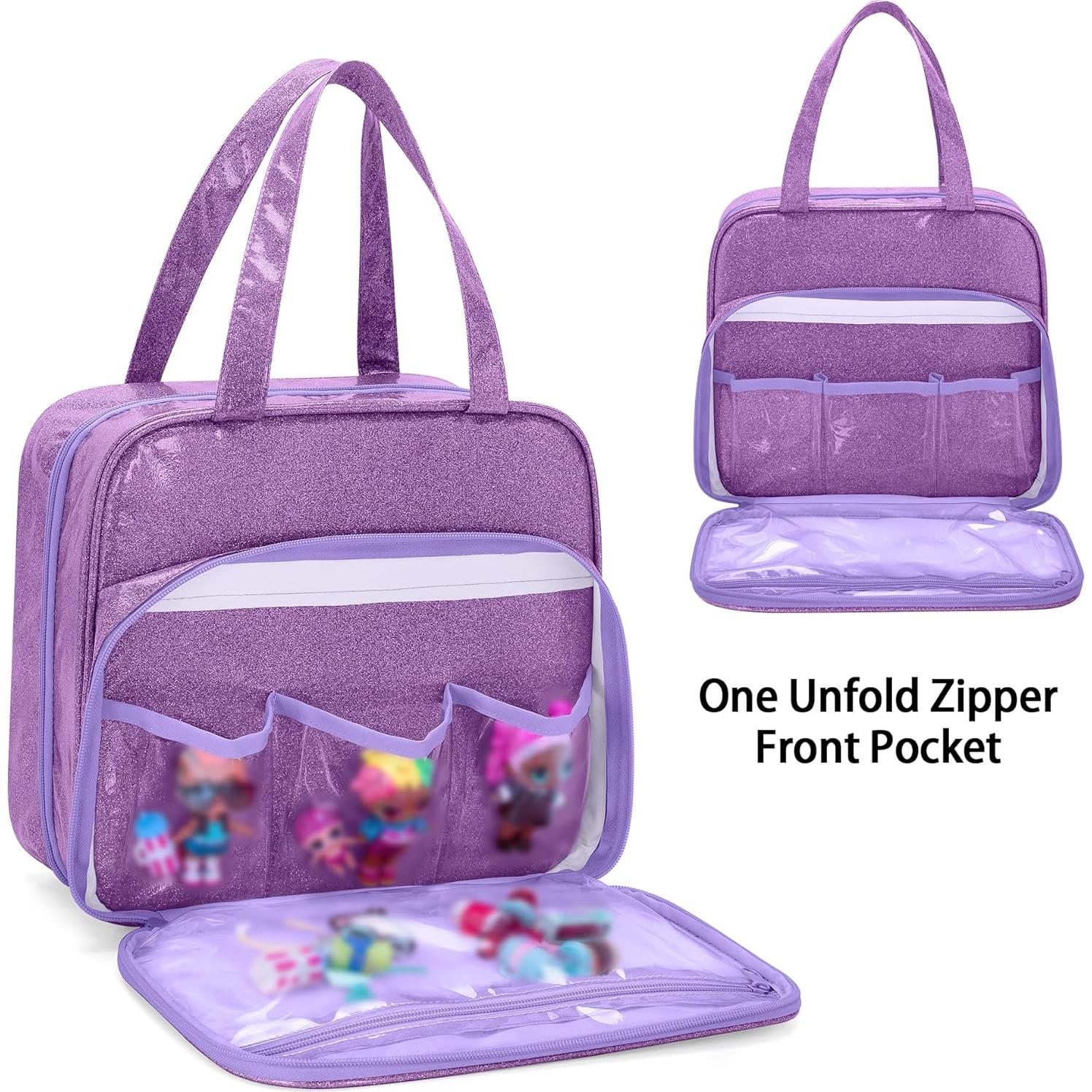 Bolsa de Transporte LoDrid para Muñecas LOL Morado