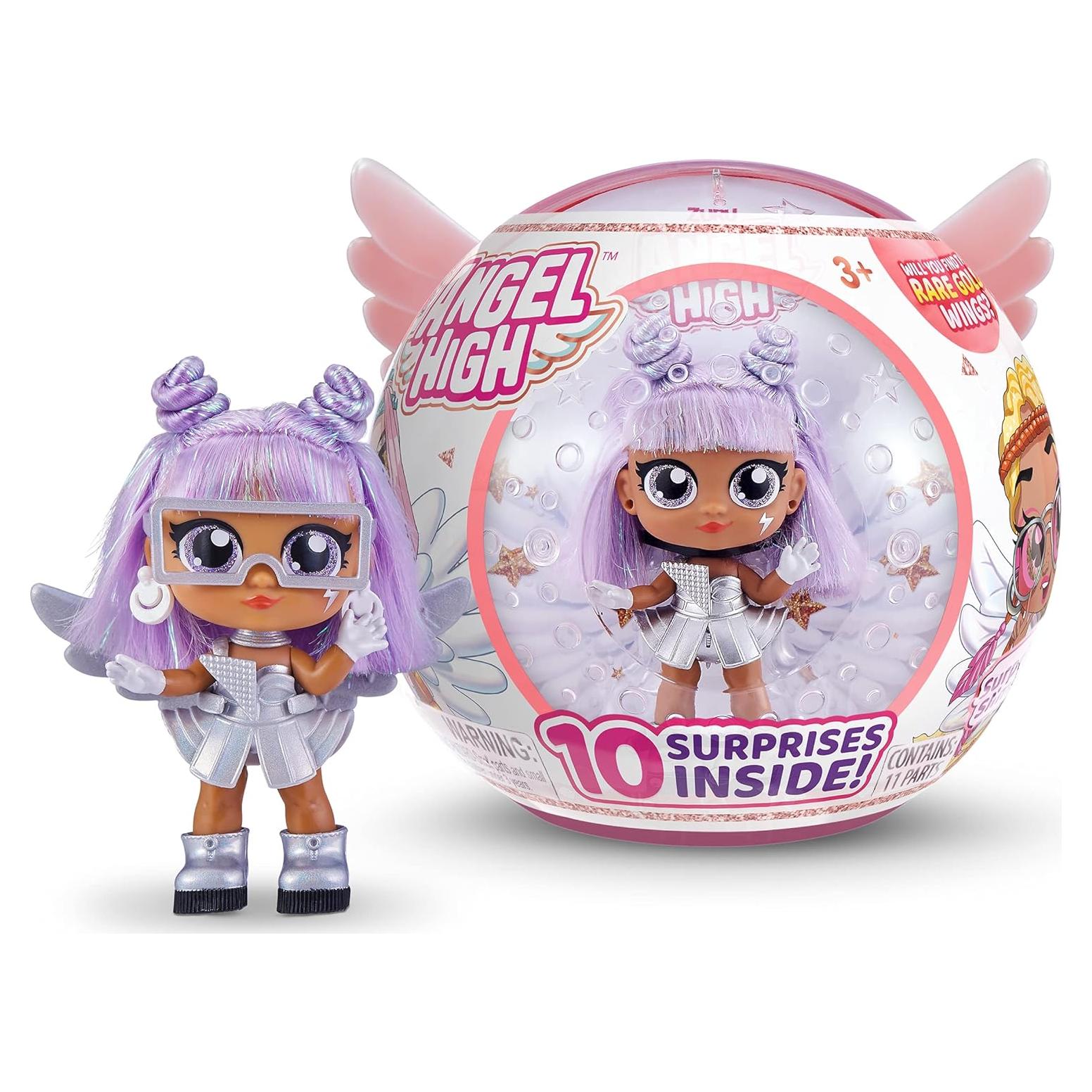 Muñeca Coleccionable ZURU Angel High Cosmo con 10 Accesorios