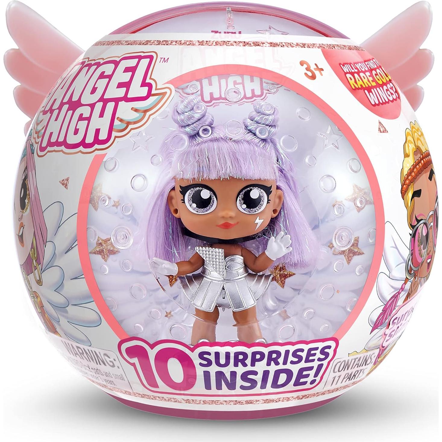 Muñeca Coleccionable ZURU Angel High Cosmo con 10 Accesorios