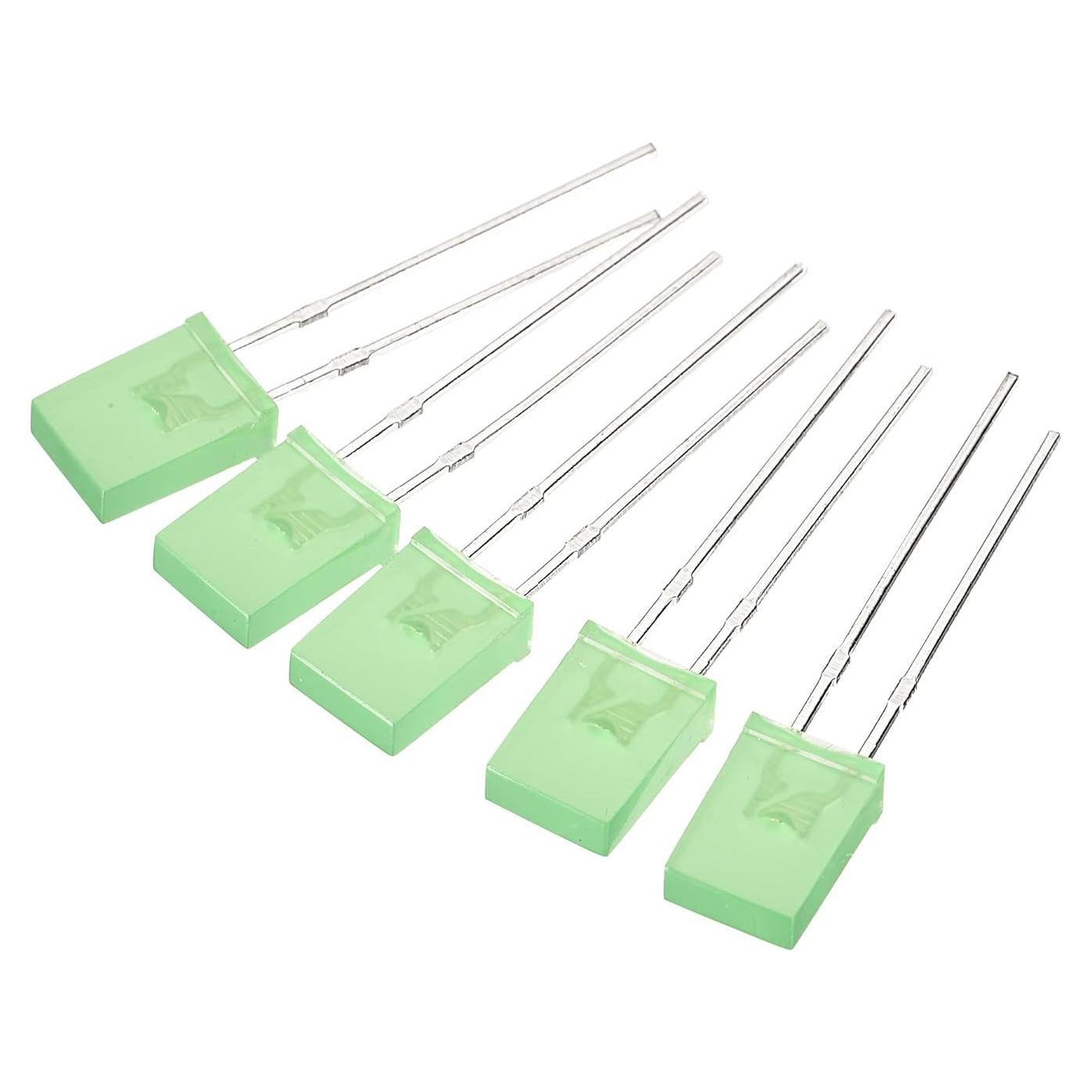 Bombillas LED Verde PATIKIL 150Pcs 2x5x7mm para Bricolaje