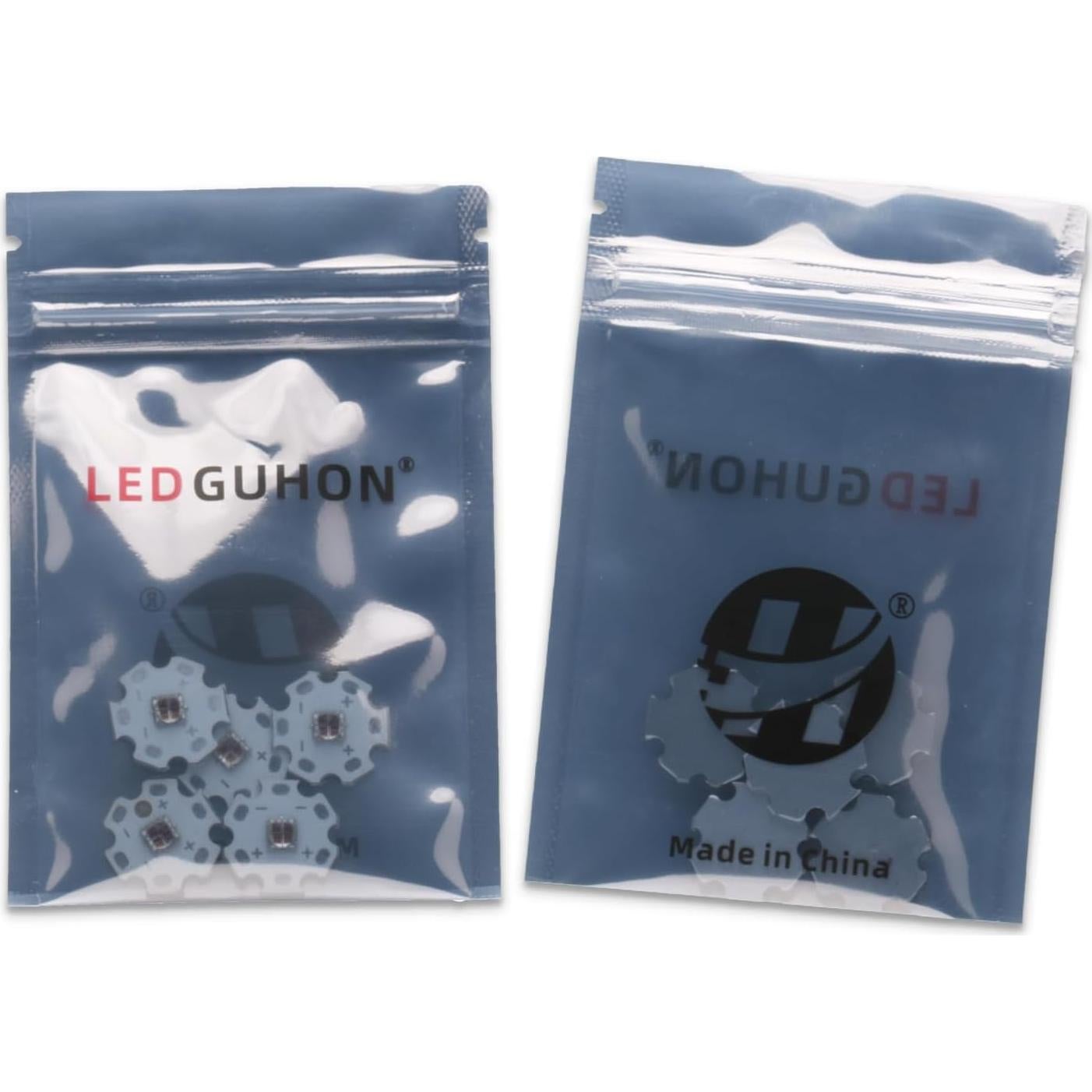 5 Pcs Chip LED IR 5050 SMD 12W 940-945nm con Base PCB 20mm